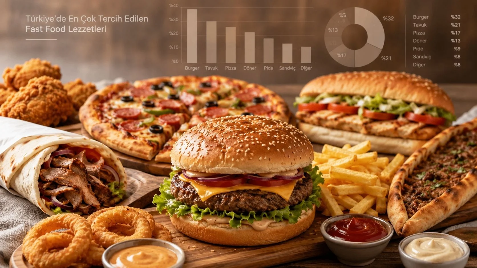 Türkiye’de En Çok Tercih Edilen Fast Food Lezzetleri
